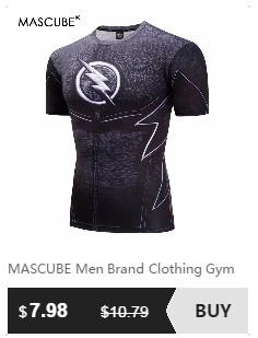 MASCUBE Для мужчин сжатия рубашки ММА Rashguard держать Фитнес с длинным рукавом базовый Слои кожу жесткой Вес подъема упругие Для мужчин s футболки