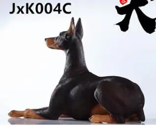1/6 масштаб модель животного JxK004 Doberman Pinschers игрушки модельки животных подарок для 12 дюймов фигурка сцены Acces коллекция - Цвет: C