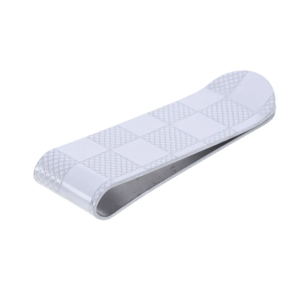 Stainless Steel Credit Card Portfolio Money Holder Money Elastic Clip