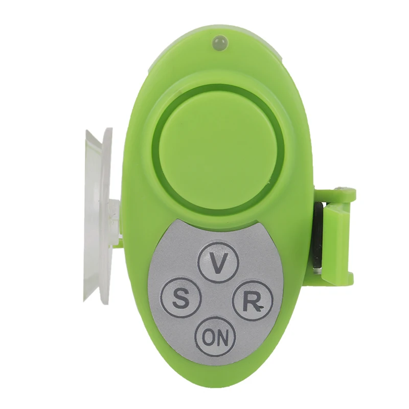 ABS Музыкальный светодиодный электронный сигнализатор укуса рыбы звуковой сигнал светодиодный светильник с зажимом для удочки