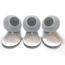 3 шт eco-friendly многоразовая капсула для кофе пластиковые контейнеры Совместимость корзинки для фильтрации кофе мягкий капсульное кофе инструменты F0121