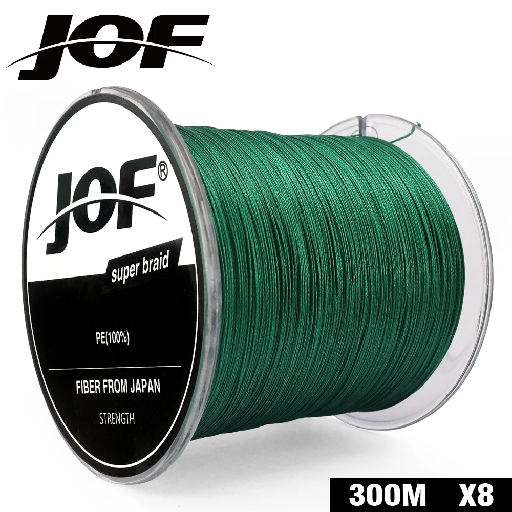 JOF 300M 8 Strands PE Braided Fishing Wire Multifilament Super Strong Line Japan Multicolour 2019 New | Спорт и развлечения