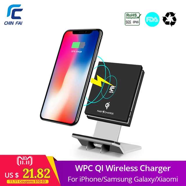 Best Price Chinfai WPC QI Wireless Charger for Tablet Adjustable Stand Fast Wireless Charger for iPone X 8 Plus Samsung Galaxy S8 Nexus 6 Best Price Chinfai WPC QI Wireless Charger for Tablet Adjustable Stand Fast Wireless Charger for iPone X 8 Plus Samsung Galaxy S8 Nexus 6