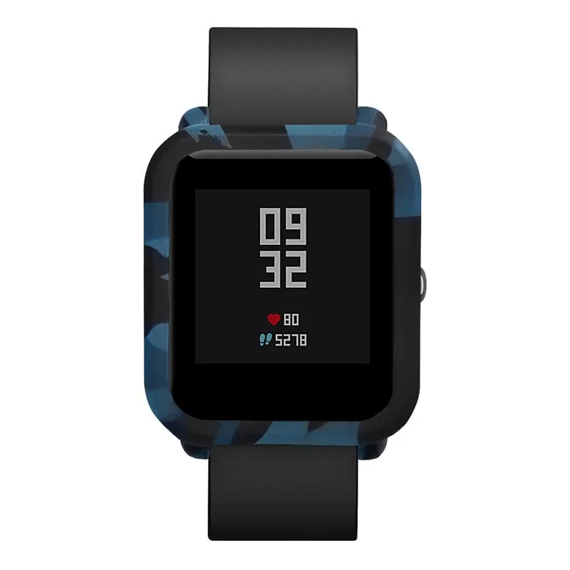 

Slim Frame Silicone Case Cover Protect Shell Bumper Case for Huami Amazfit Bip Younth Watch QJY99