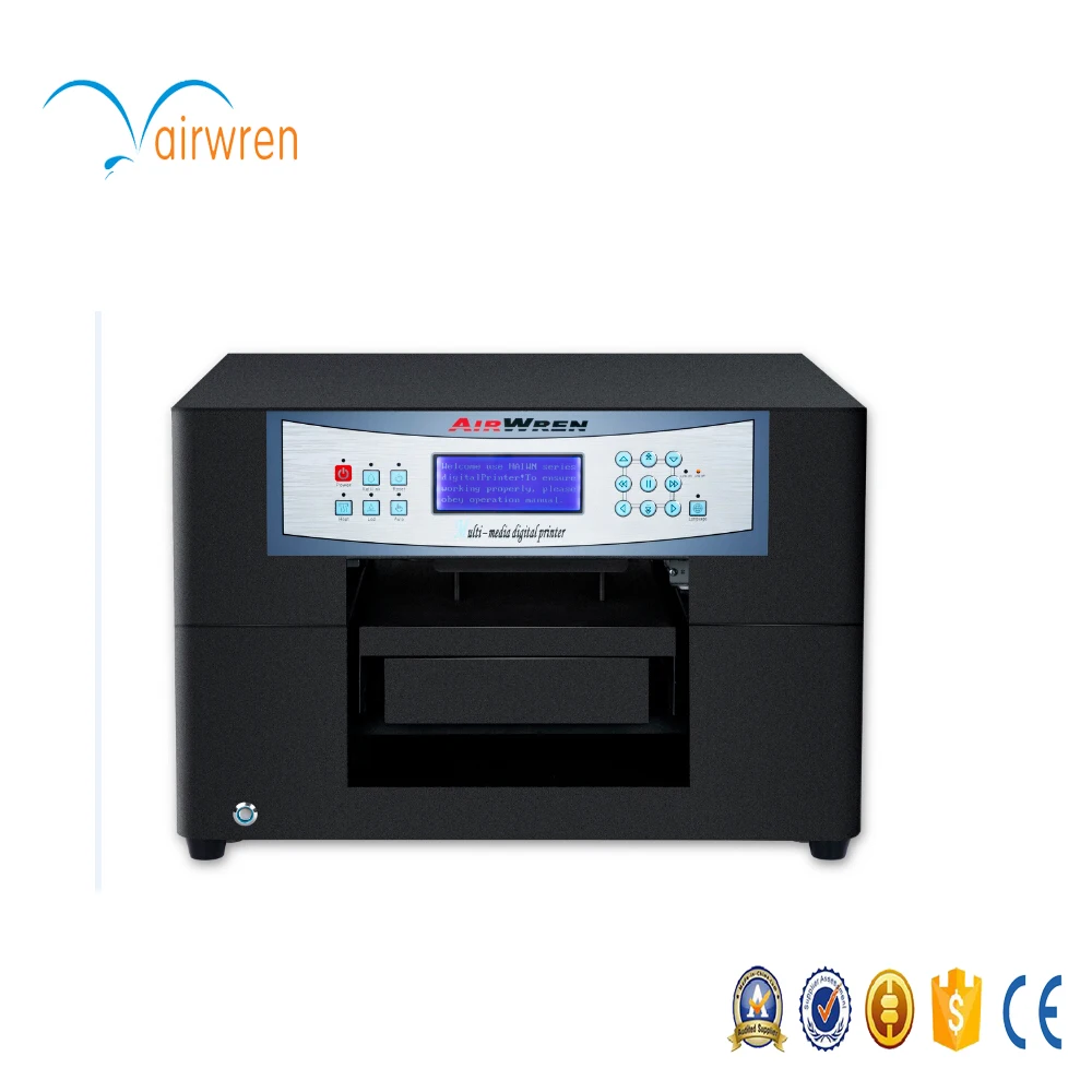 

Настольный тёмный планшетный принтер формата A4 для футболок, Прямая поставка с принтером DTG для текстильной одежды с бесплатным программным обеспечением Rip и лотком для футболок