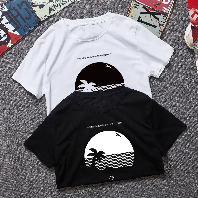 YUAYXEA, Мужская забавная футболка с надписью «neighborhood», Пляжная Мужская футболка с надписью «House Album», Мужская футболка с принтом, хлопковая футболка