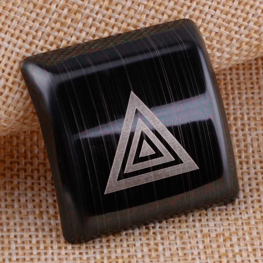 CITALL Black Car Emergency Light Switch Button Frame Cover Decorative