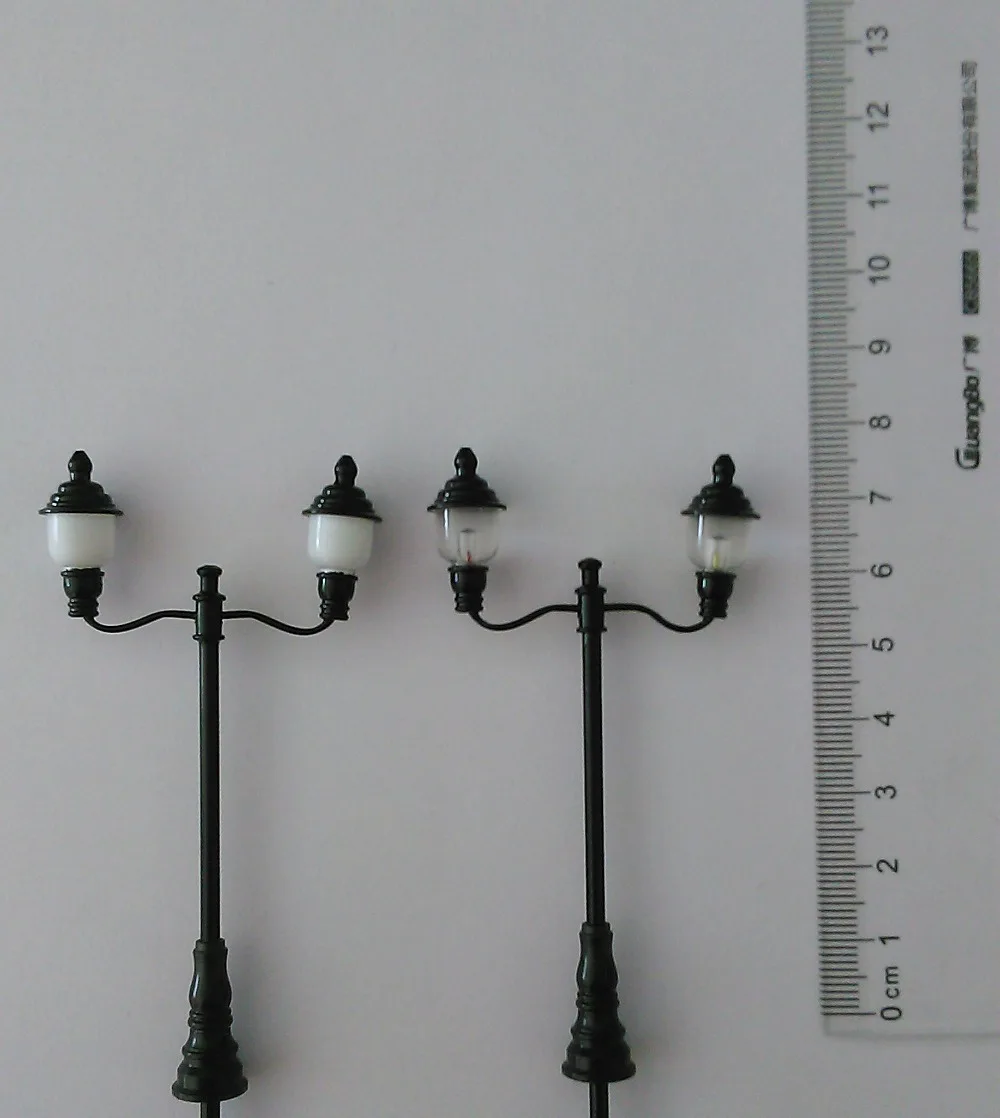 B003 8pcs 172 164 65 80mm Scale Model Railway Street Lights Model