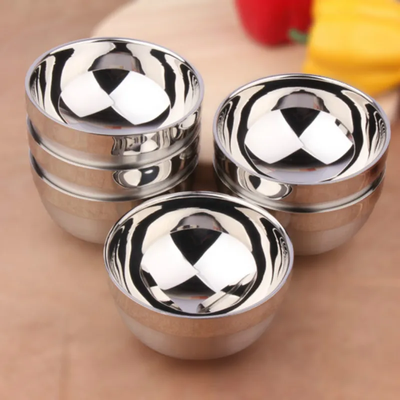 5 Inches 1Pieces Stainless Steel Bowls Rice Noodle Soup Food Container
