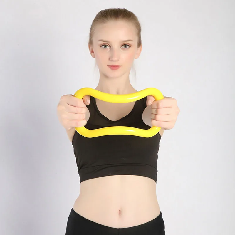 Yoga ring magic circle fitness exercise yoga circle fascia stretching ring yoga aids Pilates ring