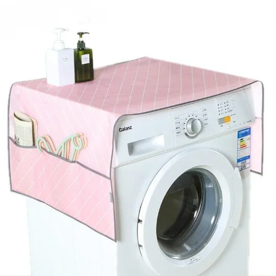 

Waterproof Washing Machine Dust Cover With Storage Bag For Kitchen Refrigerator Accessories Supplies HK-79