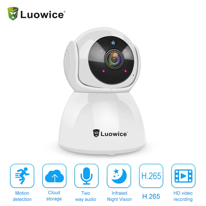 IP камера 1080P облачная с Wi Fi и ИК подсветкой объектив 3 6 мм|Камеры видеонаблюдения| |
