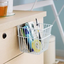 2 шт. квадратная Многофункциональная офисная подвесная корзина органайзер для шкафа вешалка для хранения вешалок Держатель для пульта дистанционного управления Контейнер