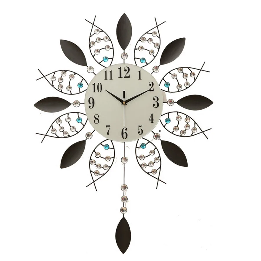 

Wall Clock Modern Design Silent Clock Digital Mechanism Large Decorative European Duvar Saati Wall Clocks Nordic Design 50Q318
