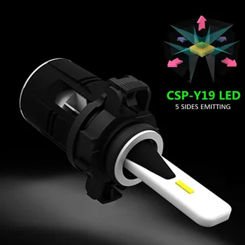 

1Pcs H4 H7 H11 H8 H1 H3 9005 HB3 9006 HB4 Car LED Headlight Bulb Hi-Lo Beam 4800LM CSP Y19 Chips 6000K Auto Headlamp Fog Lights
