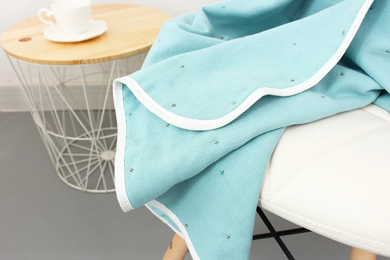 Марлевое Хлопковое полотенце для увеличения длинных мягких впитывающее полотенце чистый цвет большое полотенце