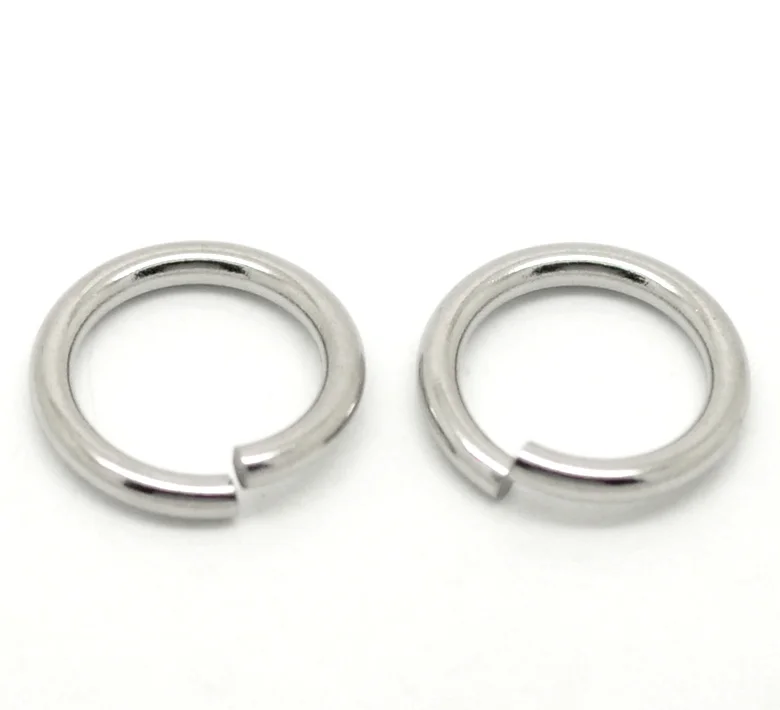 

Stainless Steel Open Jump Rings Fashion Diy Jewelry Metal Split Rings For Diy Making Silver Tone 15mm(5/8"),100PCs
