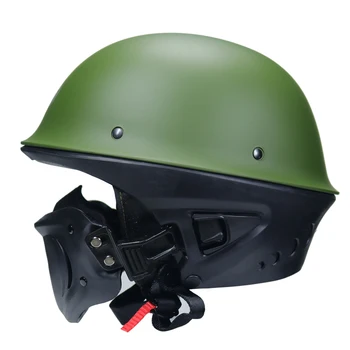 

NEW Racing Design Rogue Motorcycle Open Face Helmet with Mask Open face motocycle helmet multi function for Real riders