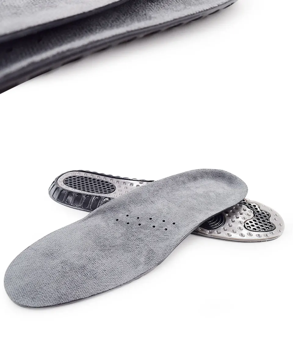 Saudefoot стельки мягкие 3D гель Нескользящая Амортизация пятки Спорт стояк вентиляционное отверстие с U форма дизайн обувь