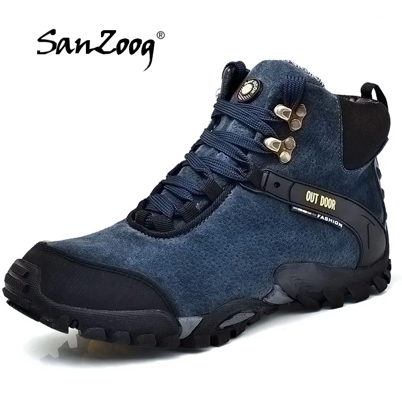 

Brand Hot Newest Keep Warm Winter Boots Men High Quality Waterproof Casual Shoes Working Fashion pu Leather Snow Boots