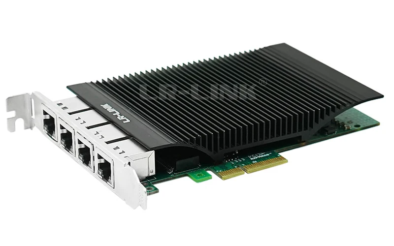 PCI Express x4 Quad Port Copper Gigabit Industry Ethernet Adapter (Based on Intel I350)