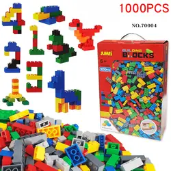 250 ~ 1000 шт маленькие размеры объемные кирпичи красочные творческие классические Кирпичи DIY строительные блоки Развивающие игрушки для
