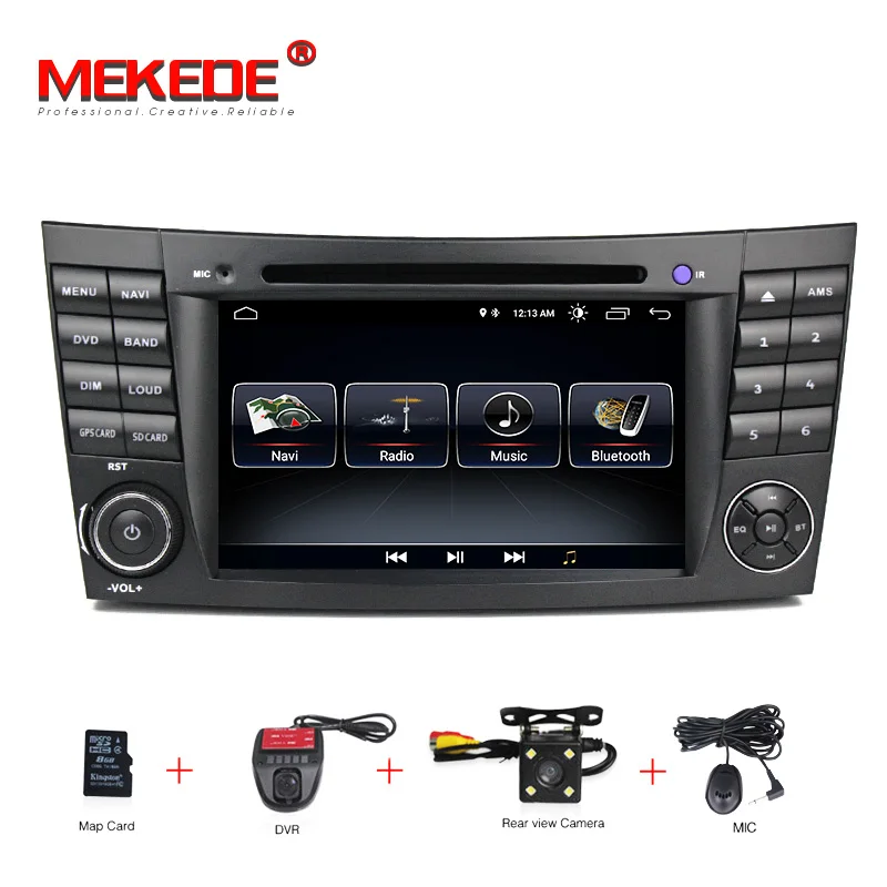 

HD 1024*600 Touch Screen Car DVD Player for mercedes w211 Android 8.1 multimedia W209 W219 3G WIFI Radio Stereo GPS DVR