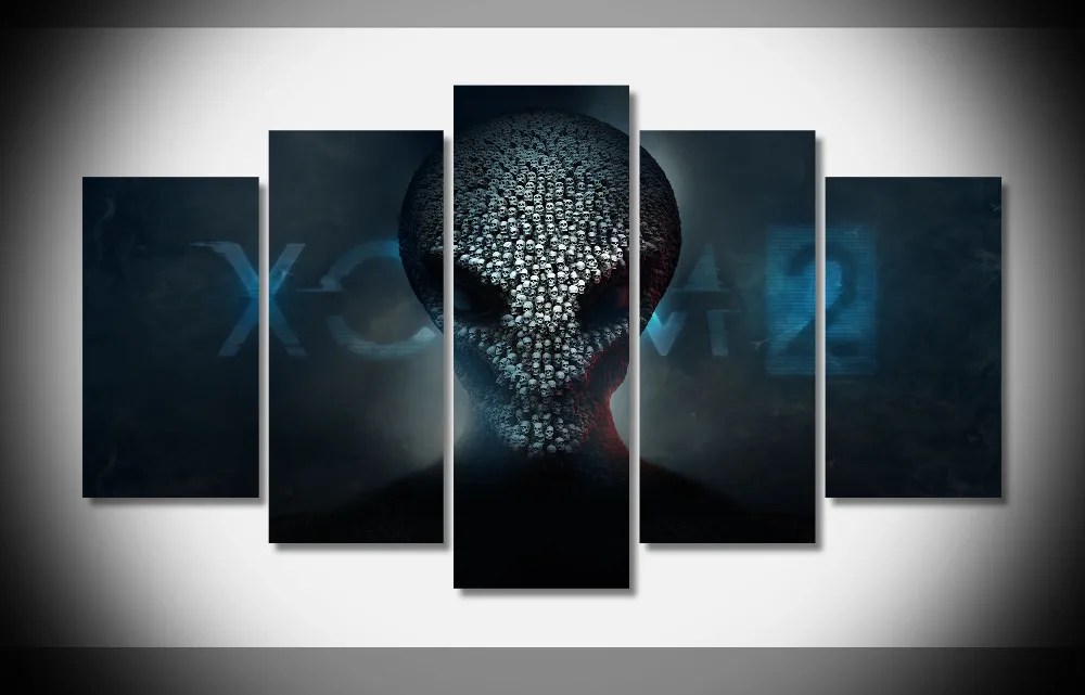 

6892 xcom 2 video game poster Framed Gallery wrap art print home wall decor wall picture Already to hang digital print wholesal