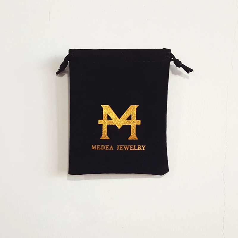 cheap small custom velvet drawstring gift pouch bags (1)