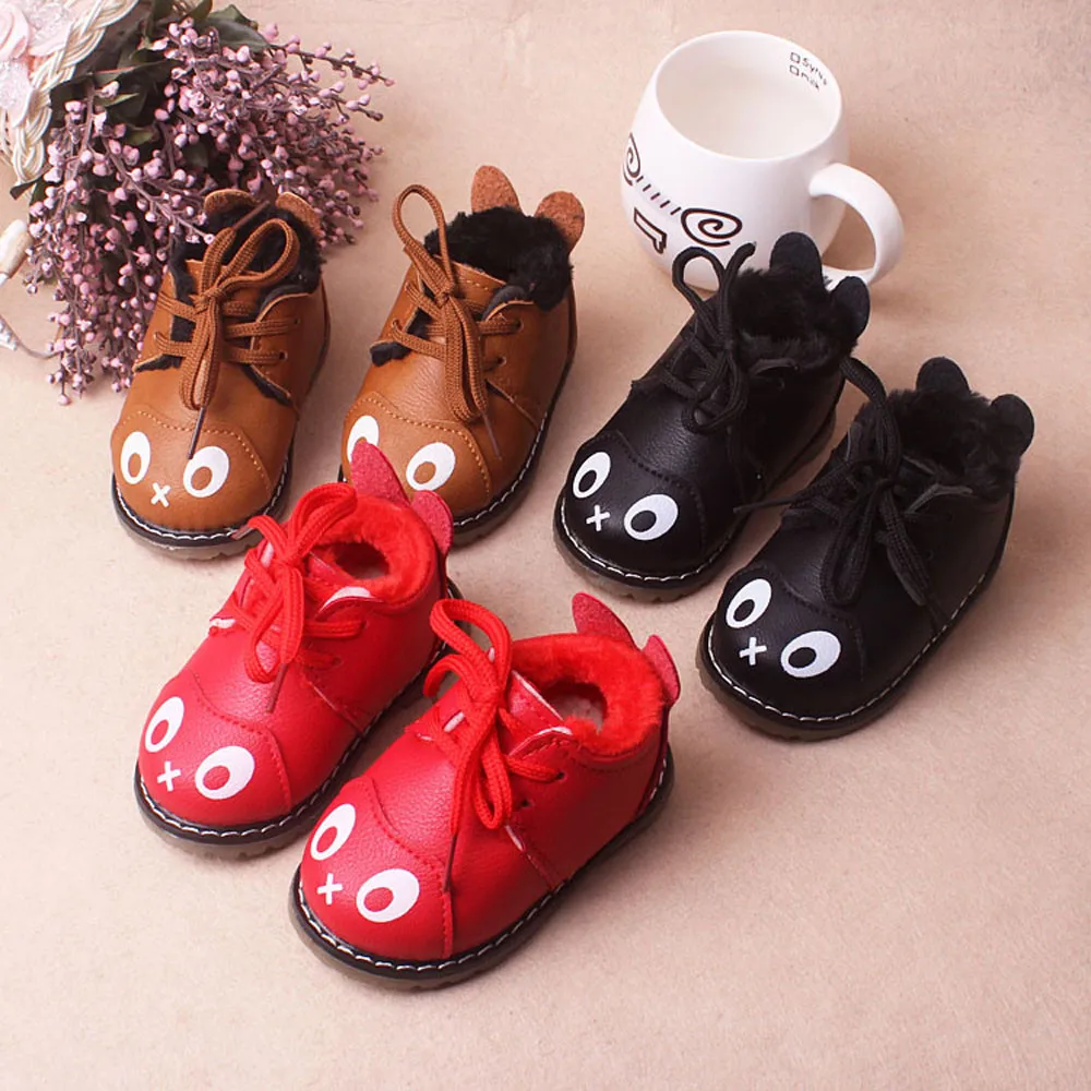 MUQGEW/ г.; зимняя обувь для новорожденных мальчиков и девочек; теплая зимняя обувь с героями мультфильмов; зимние ботинки; кроссовки; Прямая поставка
