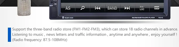 Discount 2 Din Car Multimedia Player GPS navigation 7