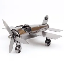 Новая модель самолета изделия из железа подарки высокого класса украшения HF015 элемент декора из кованого железа, деловые подарки, рождественские подарки