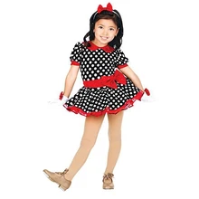 Танцевальная одежда для девочек, танцевальный костюм в горошек, профессиональная современная танцевальная одежда, костюмы, танцевальная одежда, Новинка