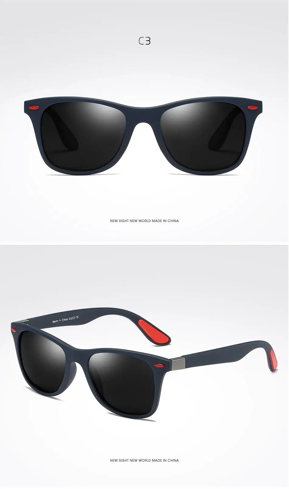 SARA мужские солнцезащитные очки модные наружные поляризованные солнцезащитные очки