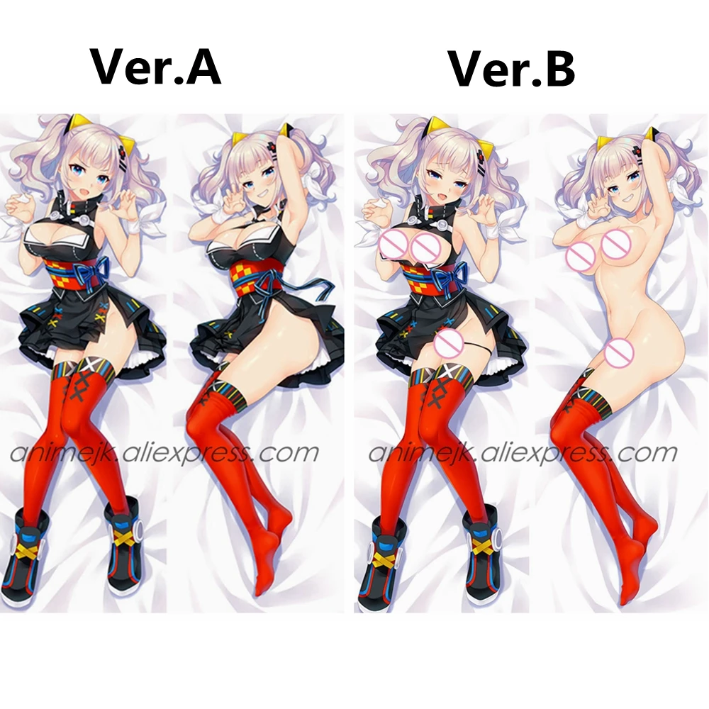 

Anime JK Virtual-san Looking Virtual Youtuber Kaguya Luna Dakimakura Body Pillowcase Sleep Hug Pillow Cover Case