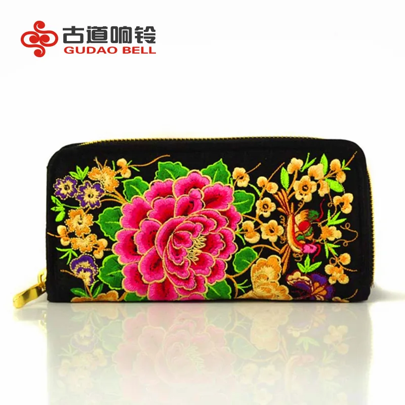 

Sided Embroidered Womens Purses Embroidery Ladies Wallets Fashion Lady's Bag 3 Pieces of Wholesale Support Drop Shipping