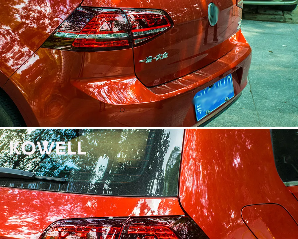 Автомобильный Стайлинг Сделано в Тайване для VW Golf 7 задний светильник s 2013- Golf7 MK7 светодиодный задний фонарь DRL+ тормоз+ Парк+ сигнальный светодиодный светильник