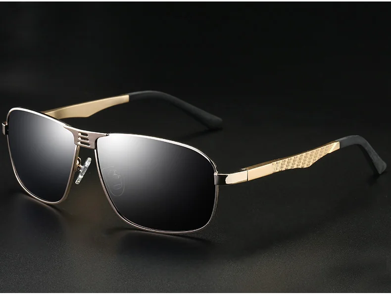 YSO мужские солнцезащитные очки винтажные Поляризованные UV400 алюминиевая рамка TAC линзы солнечные очки мужские Квадратные аксессуары для мужчин 3001