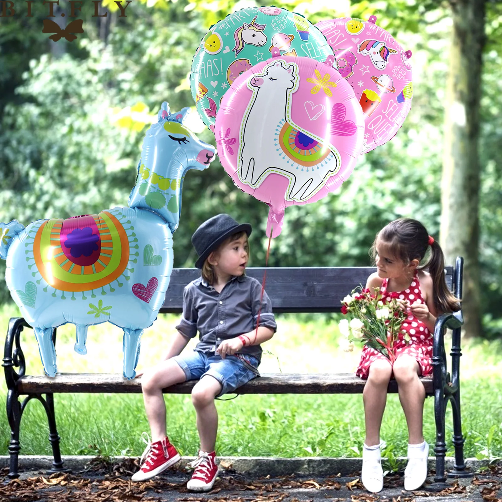 

18inch Round Alpaca Aluminum Balloon Llama Shape Air Balloon For Birthday Baby Shower Wedding Party Globos Kids Toy Decoration