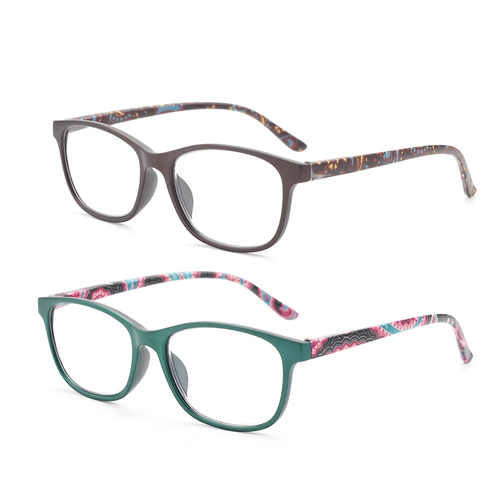 4-pack Reading Glasses with Round Metal Circle Frame for Women and Men Readers