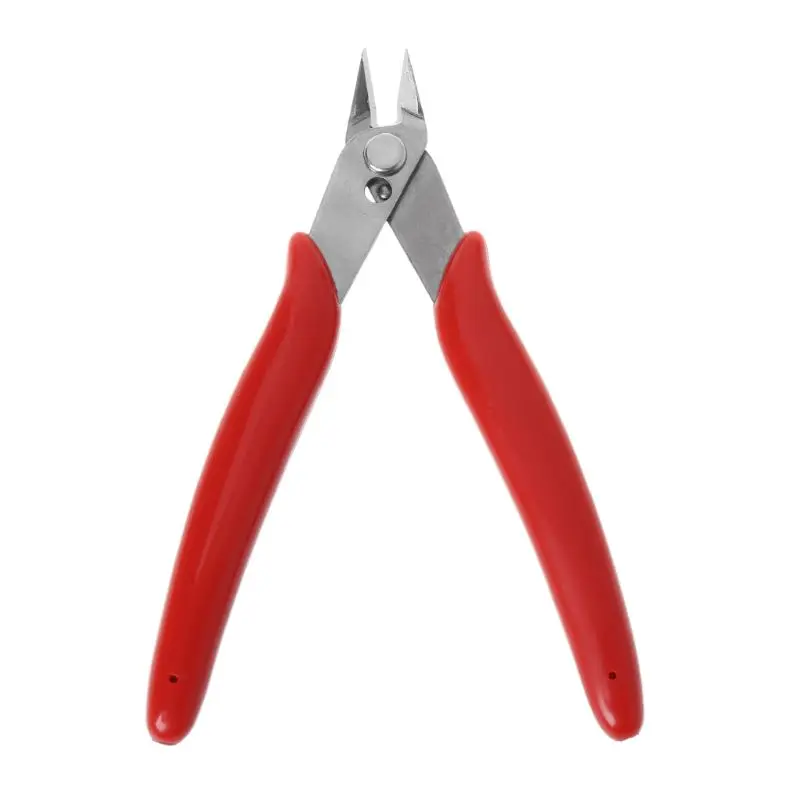 

5 inch Red Electrical Wire Cable Cutters Cutting Side Snips Flush Pliers Nipper Hand Tools