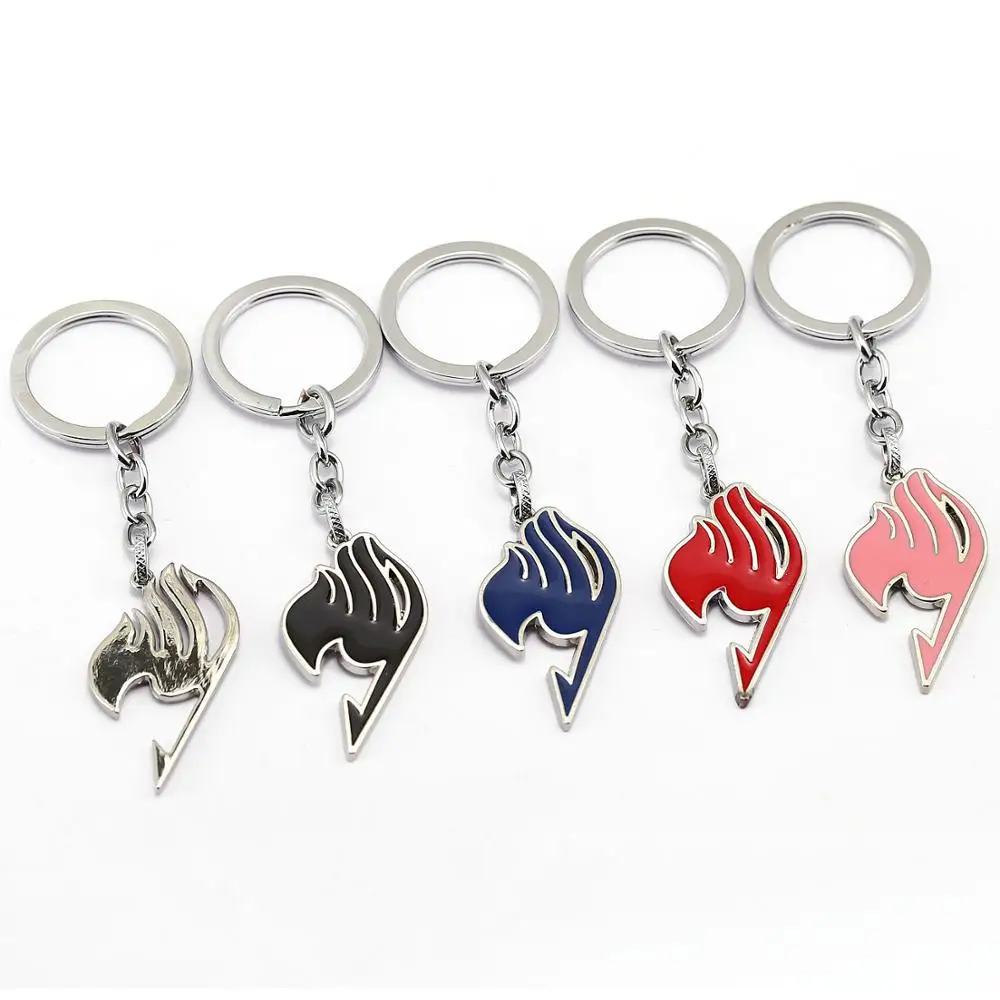 

Fashion Fairy Tail Keychain Animal Key Chain Hollow Enamel Pendant Key Rings Holder Naz And Lucy Cosplay Chaveiros Dropshipp