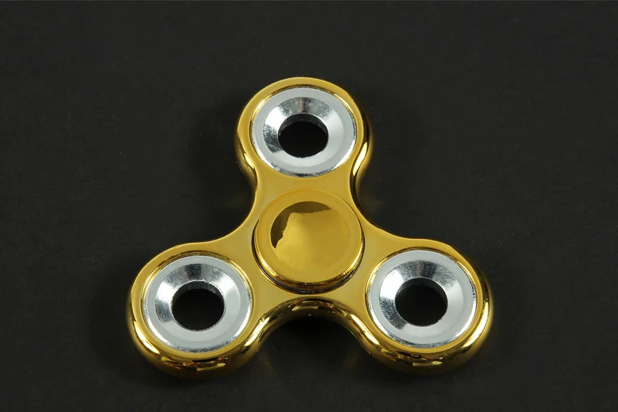 120 pcs Girador ABS galvaniza Fidget EDC Sensorial Mão Fidget Spinner Para O Autismo e Crianças COM TDAH/Adulto Anti Stress girador