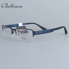 Bellcaca оправа для очков, мужские очки, компьютерные оптические очки по рецепту, очки для близорукости, прозрачные линзы, оправа для мужских очков 2386