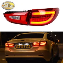 Car LED Tail Light Taillight For Mazda 6 Atenza 2013- Rear Running Light+ Brake Light+ Reverse Lamp+ Turn Signal Light