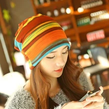 1 Pcs Fashion Autumn Winter Stripe Empty Knitted Cap Skullies Beanies Scarf Hats Two Use For Women 4 Colors Free Shipping 1 Pcs Fashion Autumn Winter Stripe Empty Knitted Cap Skullies Beanies Scarf Hats Two Use For Women 4 Colors Free Shipping