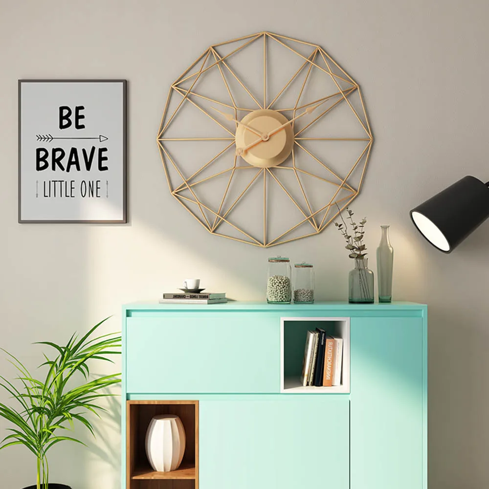 Reloj nórdico único de hierro para colgar en la pared reloj silencioso moderno relojes grandes para sala de estar estilo mediterráneo decoración del hogar Reloj nórdico único de hierro para colgar en la pared reloj silencioso moderno relojes grandes para sala de estar estilo mediterráneo decoración del hogar