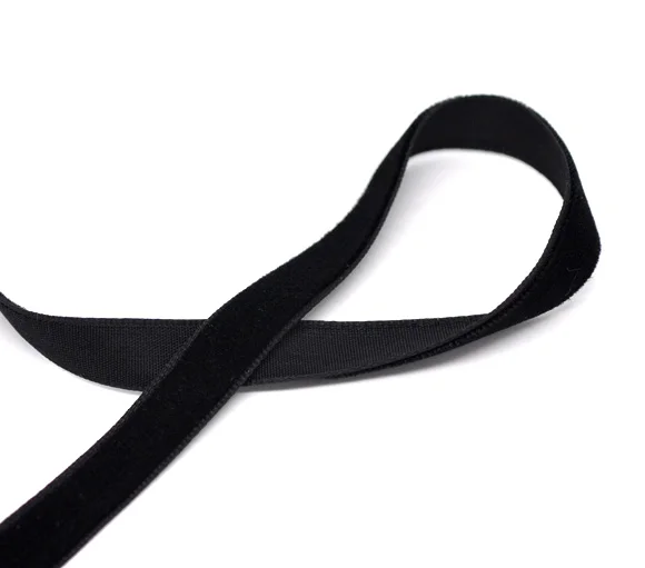 

Black 3/8" Wide Velvet Ribbon,1Piece(about 9.2meters)