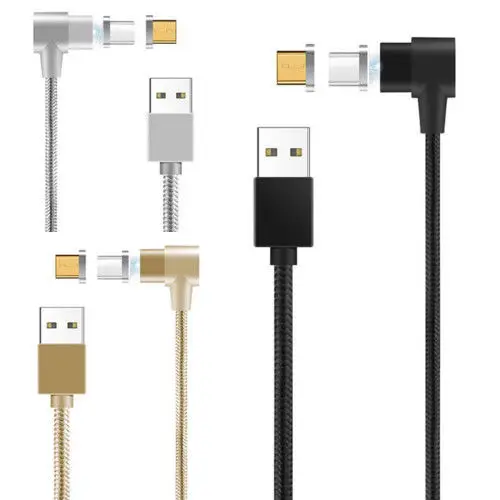 

Magnetic T-Shape Charge Cable for Micro USB/Type C/IOS Fast Charging Charger Data Cable Line High Quality