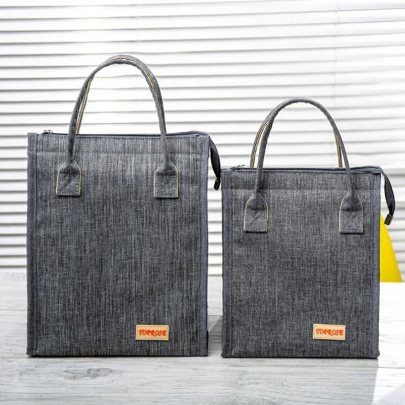 Fashion Waterproof Canvas Lunch Bags For Women Kids Men Cooler Lunch Box Bag Tote High Quality Portable Insulation Package Food Fashion Waterproof Canvas Lunch Bags For Women Kids Men Cooler Lunch Box Bag Tote High Quality Portable Insulation Package Food